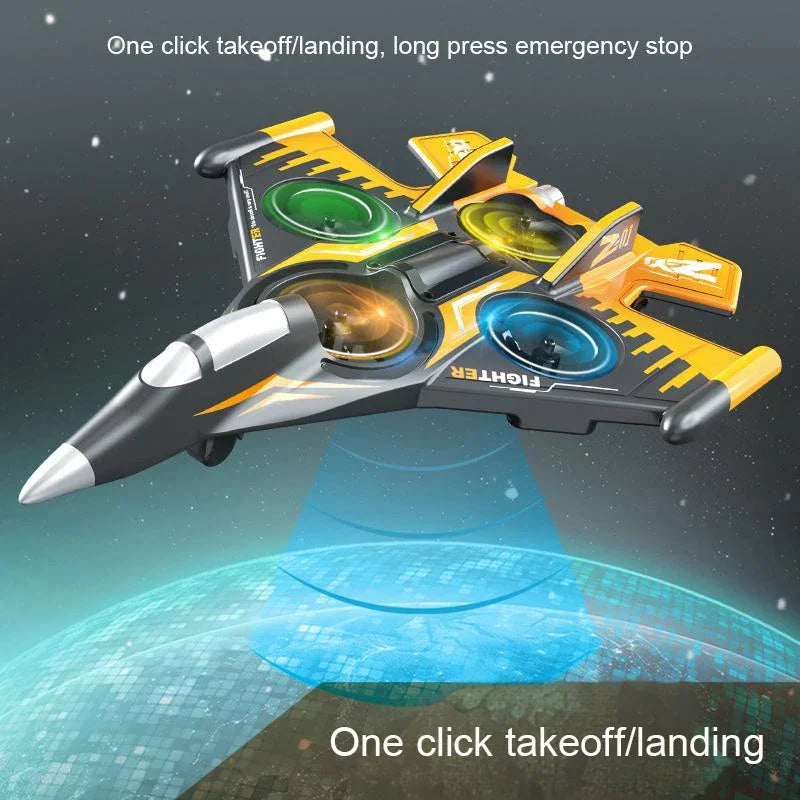 RC Foam Fighter™ – High-Speed Remote-Control Airplane | Durable EPP Foam Glider with 6-Axis Gyro & LED Lights