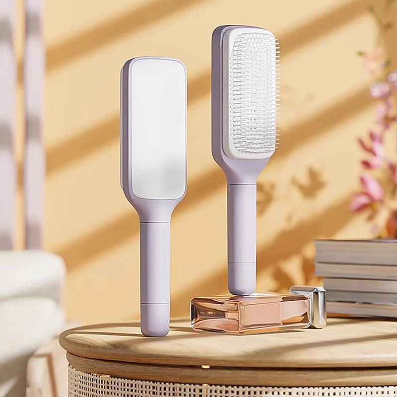 Brizzle Pro™ – 4-in-1 Self-Cleaning Hairbrush with Scalp Massage