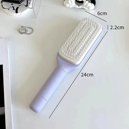 Brizzle Pro™ – 4-in-1 Self-Cleaning Hairbrush with Scalp Massage